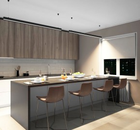 DK9154-BK Линейный светильник 42W 1500mm 4000K, черный в Карталах - kartaly.ok-mebel.com | фото 5
