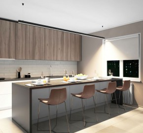 DK9304-BK Линейный светильник 72W 3000mm 4000K, черный в Карталах - kartaly.ok-mebel.com | фото 5
