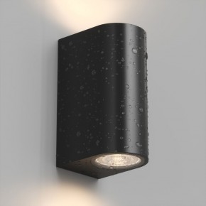 DK9791-BK Настенный уличный светильник NARVIK, IP44, 2хGU10 LED, до 15 Вт, черный, алюминий в Карталах - kartaly.ok-mebel.com | фото 3