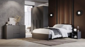 ЭЛЕГАНТ Спальный гарнитур (модульный) графит в Карталах - kartaly.ok-mebel.com | фото