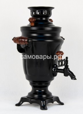 Электрический самовар "Черный Русский" матовый тюльпан в наборе на 1,5 литра. Ограниченная серия. в Карталах - kartaly.ok-mebel.com | фото 4