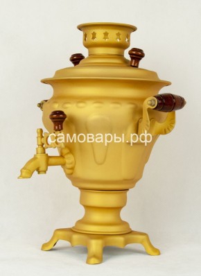 Электрический самовар "Русское золото" матовая груша на 2 литра (Ограниченная серия) в Карталах - kartaly.ok-mebel.com | фото