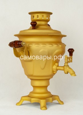 Электрический самовар "Русское золото" матовая груша на 2 литра (Ограниченная серия) в Карталах - kartaly.ok-mebel.com | фото 3