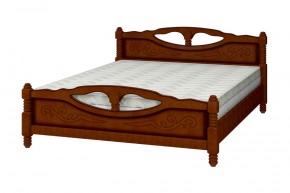 ЕЛЕНА-4 Кровать из массива (орех) в Карталах - kartaly.ok-mebel.com | фото 2