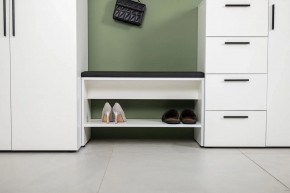 ЭЙР прихожая (модульная) Белый Шагрень в Карталах - kartaly.ok-mebel.com | фото 23