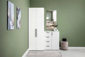 ЭЙР прихожая (модульная) Белый Шагрень в Карталах - kartaly.ok-mebel.com | фото 26