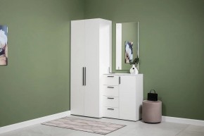 ЭЙР прихожая (модульная) Белый Шагрень в Карталах - kartaly.ok-mebel.com | фото 3