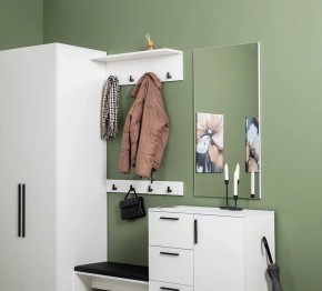 ЭЙР прихожая (модульная) Белый Шагрень в Карталах - kartaly.ok-mebel.com | фото 33