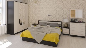 Фиеста Кровать 1800, цвет венге/дуб лоредо, ШхГхВ 183,5х203,5х80 см., сп.м. 1800х2000 мм., без матраса, основание есть в Карталах - kartaly.ok-mebel.com | фото 5
