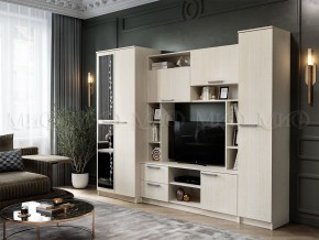 ФЛОРА Стенка (2700) ЛДСП (Сандал светлый) в Карталах - kartaly.ok-mebel.com | фото