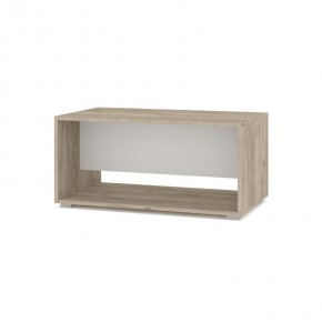 ФЛОРИДА Ф61 Стол журнальный (полка) дуб серый/белый в Карталах - kartaly.ok-mebel.com | фото
