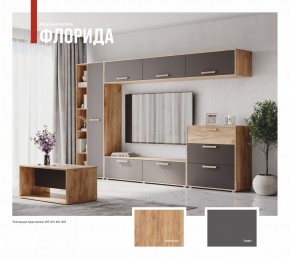 ФЛОРИДА Гостиная (модульная) дуб золотой/графит в Карталах - kartaly.ok-mebel.com | фото