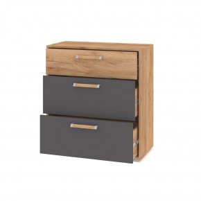 ФЛОРИДА Гостиная (модульная) дуб золотой/графит в Карталах - kartaly.ok-mebel.com | фото 10