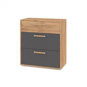 ФЛОРИДА Гостиная (модульная) дуб золотой/графит в Карталах - kartaly.ok-mebel.com | фото 8
