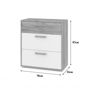 ФЛОРИДА Гостиная (модульная) дуб золотой/графит в Карталах - kartaly.ok-mebel.com | фото 9