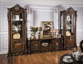 Гостиная Джоконда 1+ТВ+1 (корень дуба глянец) в Карталах - kartaly.ok-mebel.com | фото