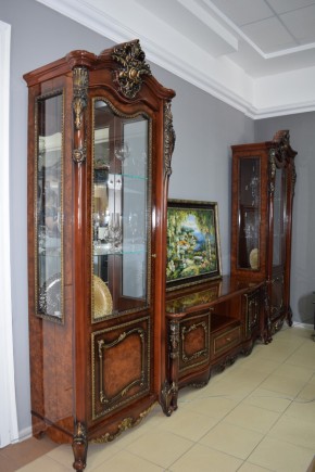 Гостиная Джоконда 1+ТВ+1 (корень дуба глянец) в Карталах - kartaly.ok-mebel.com | фото 4
