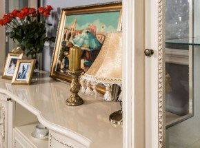 Гостиная Джоконда (крем глянец) 1+ТВ+1 в Карталах - kartaly.ok-mebel.com | фото 6