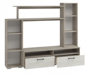 Гостиная Эмма МИНИ (Дуб Крафт серый/белый) в Карталах - kartaly.ok-mebel.com | фото 2