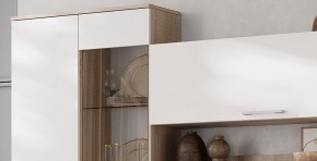 Гостиная Флай (ЦС-01/ШК-04) дуб сонома/белый в Карталах - kartaly.ok-mebel.com | фото 11