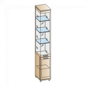 Гостиная Мелисса Композиция 12 (Акация Молдау) в Карталах - kartaly.ok-mebel.com | фото 7