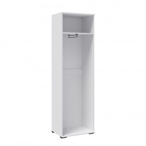 СИДНЕЙ-1 Шкаф платяной ЛДСП Белый /Ателье светлое в Карталах - kartaly.ok-mebel.com | фото 2