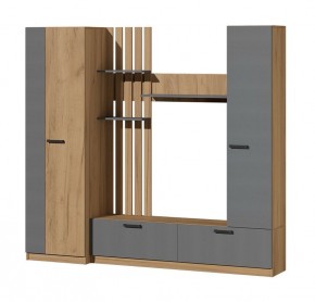 Гостиная Юджи (Дуб Крафт золотой/Графит) в Карталах - kartaly.ok-mebel.com | фото 2