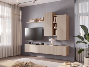 Гостиный модуль Эмилия ГМ-12 (Дуб смоки/Айриш (MF03)) в Карталах - kartaly.ok-mebel.com | фото 3