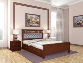 ГРАЦИЯ Кровать из массива 1400 с 2-мя ящиками в Карталах - kartaly.ok-mebel.com | фото 2