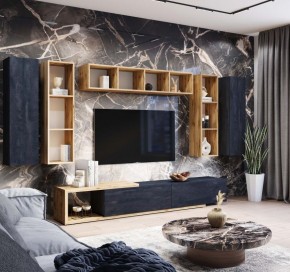 ХЛОЯ Гостиная (Дуб Вотан/Обсидиан) модульная в Карталах - kartaly.ok-mebel.com | фото 10