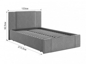 ХЛОЯ Кровать 1200 каркас в Карталах - kartaly.ok-mebel.com | фото 3
