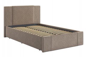 ХЛОЯ Кровать 1200 с сонованием (латте велюр) в Карталах - kartaly.ok-mebel.com | фото