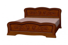 КАРИНА-8 Кровать из массива (Орех) в Карталах - kartaly.ok-mebel.com | фото 2