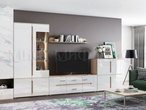 КИМ Шкаф с подсветкой (белый) в Карталах - kartaly.ok-mebel.com | фото 7