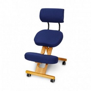 Коленный стул со спинкой Smartstool KW02В + Чехлы в Карталах - kartaly.ok-mebel.com | фото 3