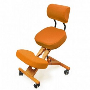 Коленный стул со спинкой Smartstool KW02В + Чехлы в Карталах - kartaly.ok-mebel.com | фото 4