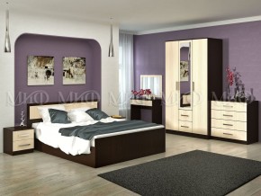 ФИЕСТА Комод 800 (Дуб беленый/Венге) в Карталах - kartaly.ok-mebel.com | фото 2
