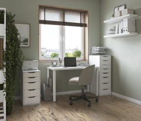 Комод Ингар белый с пятью выдвижными ящиками в Карталах - kartaly.ok-mebel.com | фото 4