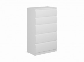 Комод КАСТОР с пятью ящиками, цвет белый в Карталах - kartaly.ok-mebel.com | фото