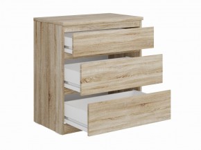Комод КАСТОР с тремя ящиками, цвет Дуб Сонома в Карталах - kartaly.ok-mebel.com | фото 2