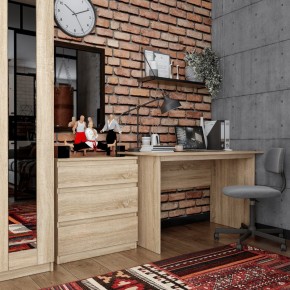 Комод КАСТОР с тремя ящиками, цвет Дуб Сонома в Карталах - kartaly.ok-mebel.com | фото 3
