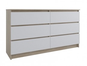 Комод МОРИ МК 1380.6 (Дуб Сонома/Белый) в Карталах - kartaly.ok-mebel.com | фото