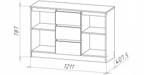 НИЦЦА-5 Комод (НЦ.05) в Карталах - kartaly.ok-mebel.com | фото 2