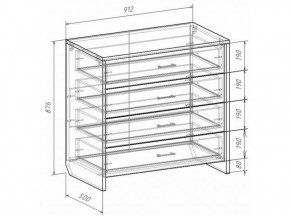 Комод с плитой 22 мм ЛИБЕРТИ в Карталах - kartaly.ok-mebel.com | фото 3