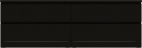 Комод Варма 4Д низкий с четырьмя выдвижными ящиками, цвет ясень черный в Карталах - kartaly.ok-mebel.com | фото 2