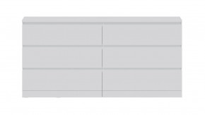 Комод Варма 6Д большой с шестью выдвижными ящиками, цвет белый в Карталах - kartaly.ok-mebel.com | фото 2