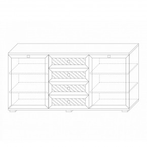 Комодино (фасады глухие) Парма Нео в Карталах - kartaly.ok-mebel.com | фото 6