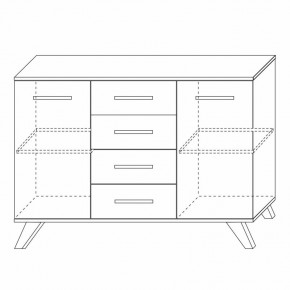 Комодино Вега Скандинавия в Карталах - kartaly.ok-mebel.com | фото 5