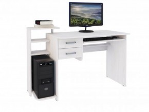 Компьютерный стол №12 (Анкор белый) в Карталах - kartaly.ok-mebel.com | фото 1