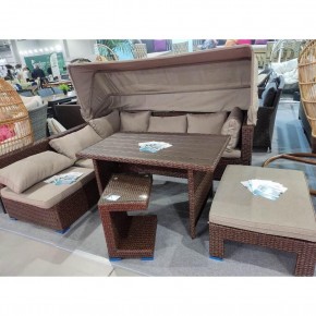 Комплект мебели с диваном AFM-320B-T320 Brown в Карталах - kartaly.ok-mebel.com | фото 2